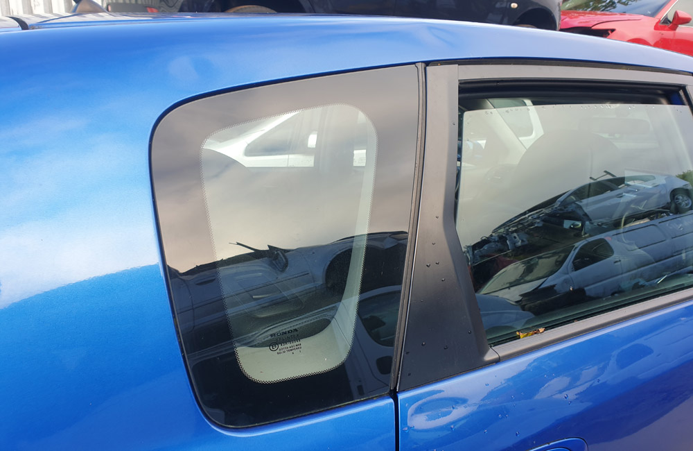 Honda Civic Executive I-Vtec Quarter window glass driver side rear